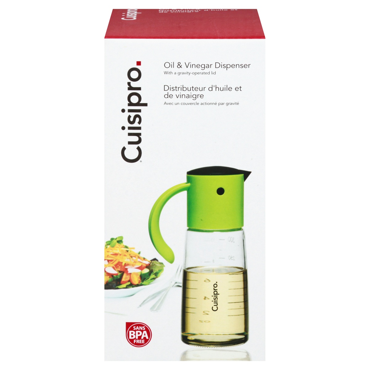 slide 1 of 8, Cuisipro Red No Drip Dispenser, 1 ct
