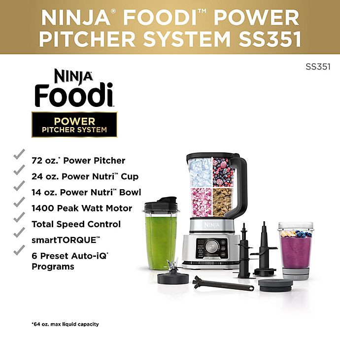 slide 3 of 16, Ninja Foodi Power Blender & Processor System 1 ea, 1 ct