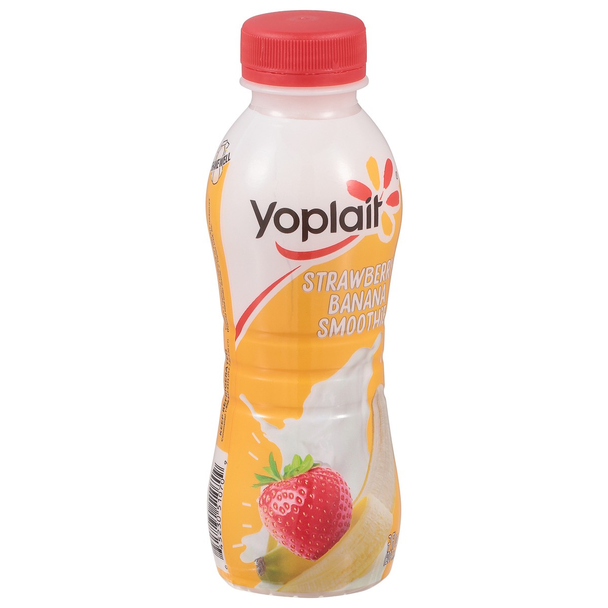 slide 2 of 9, Yoplait Strawberry-Banana Smoothie 7 fl oz, 7 fl oz