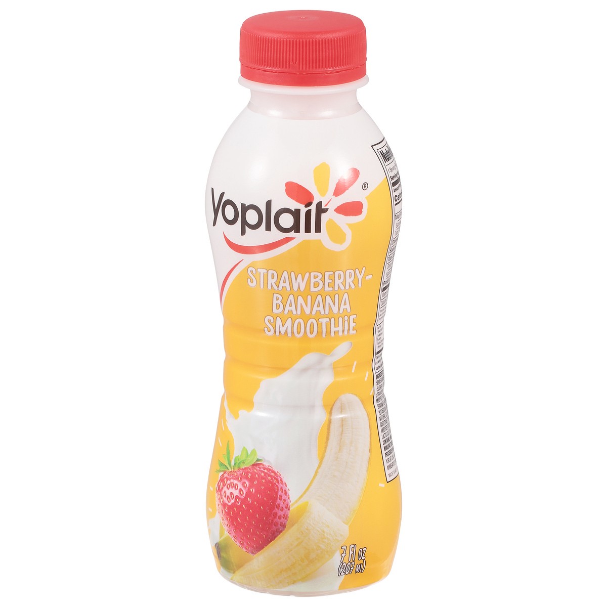 slide 3 of 9, Yoplait Strawberry-Banana Smoothie 7 fl oz, 7 fl oz