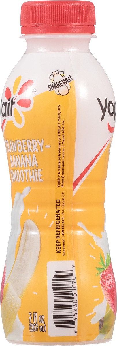 slide 7 of 9, Yoplait Strawberry-Banana Smoothie 7 fl oz, 7 fl oz