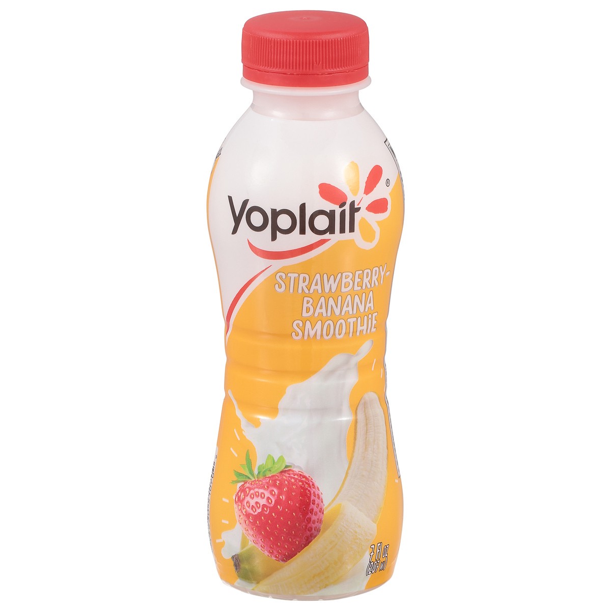 slide 1 of 9, Yoplait Strawberry-Banana Smoothie 7 fl oz, 7 fl oz