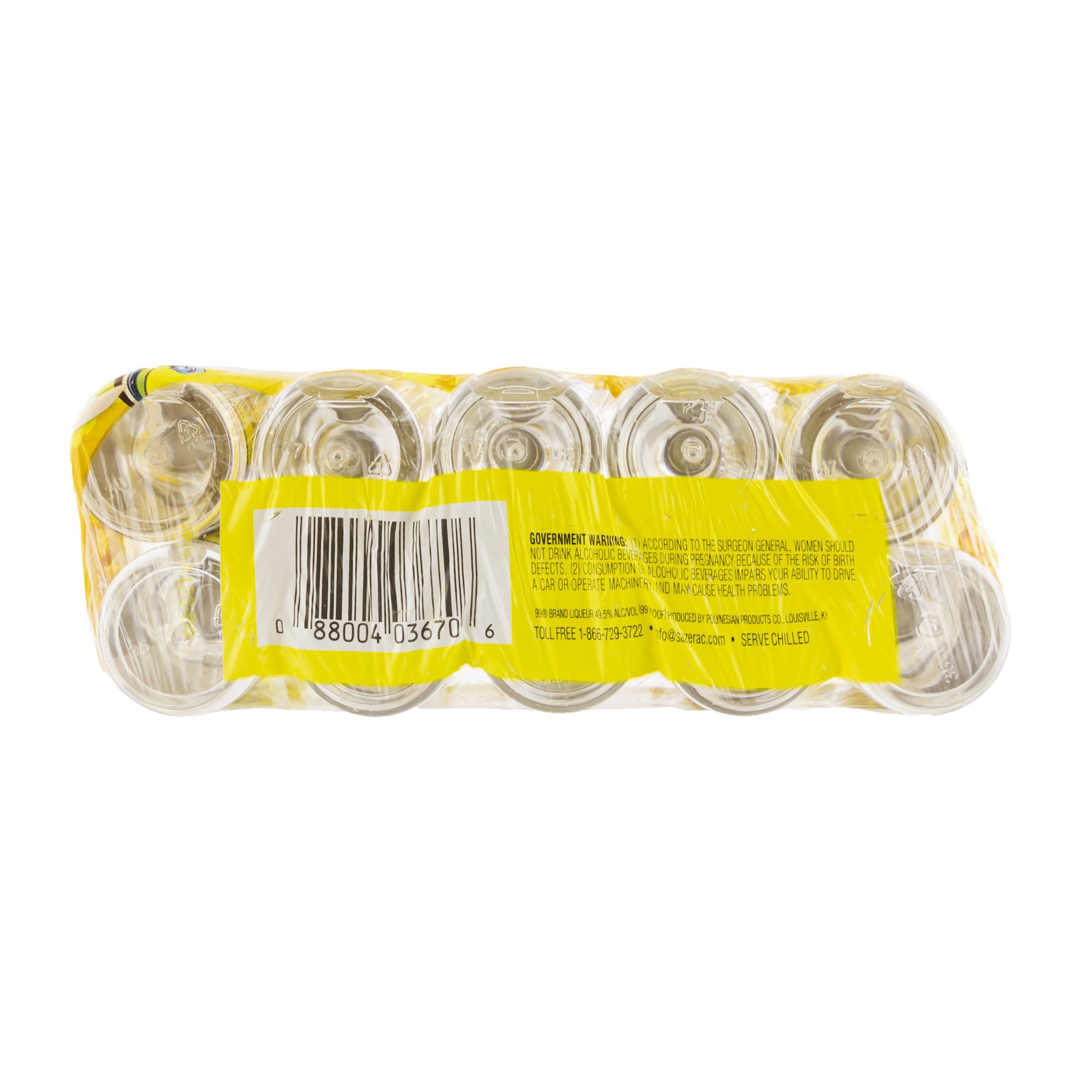 slide 2 of 3, 99 Brand Bananas Liqueur 10 Pack 50ml 99 Proof, 50 ml