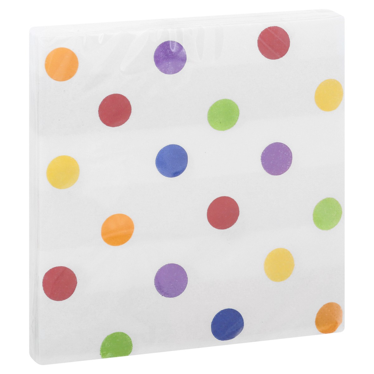 slide 4 of 9, Creative Converting Dots & Stripes Beverage Napkins, 16 ct