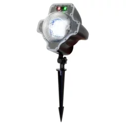 Premium Landscape Projector Lighting White Snow Effect With Red & Green Laser