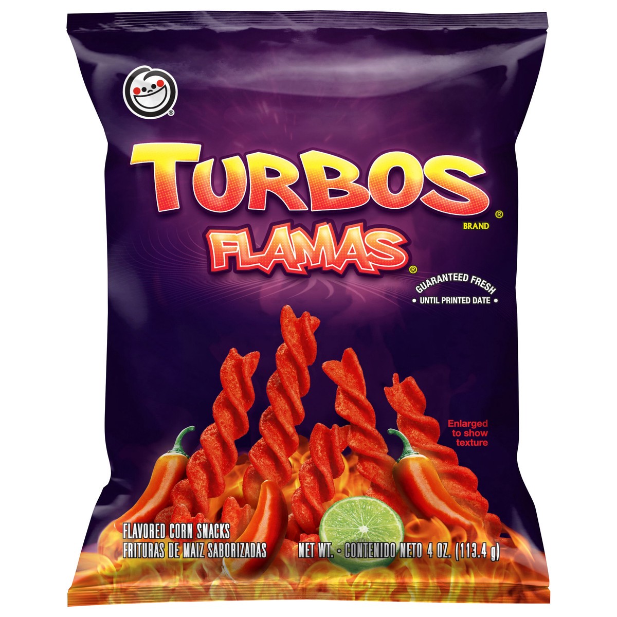 slide 1 of 3, Sabritas Flavored Corn Snacks Turbos Flamas 4 Oz, 4 oz