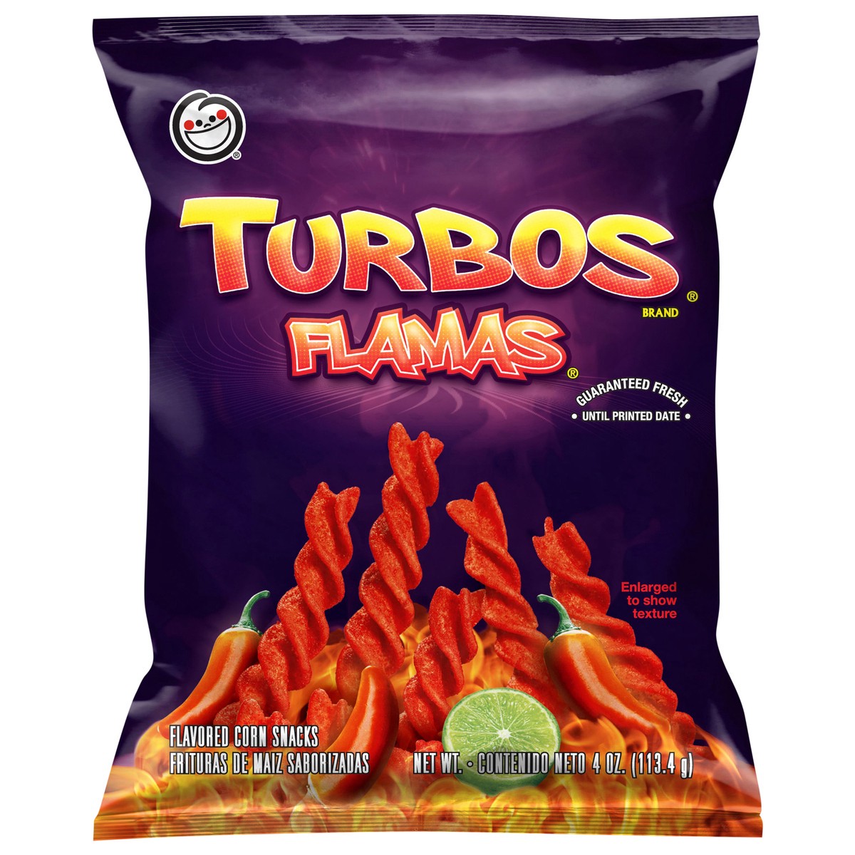 slide 1 of 3, Sabritas Flavored Corn Snacks Turbos Flamas 4 Oz, 4 oz