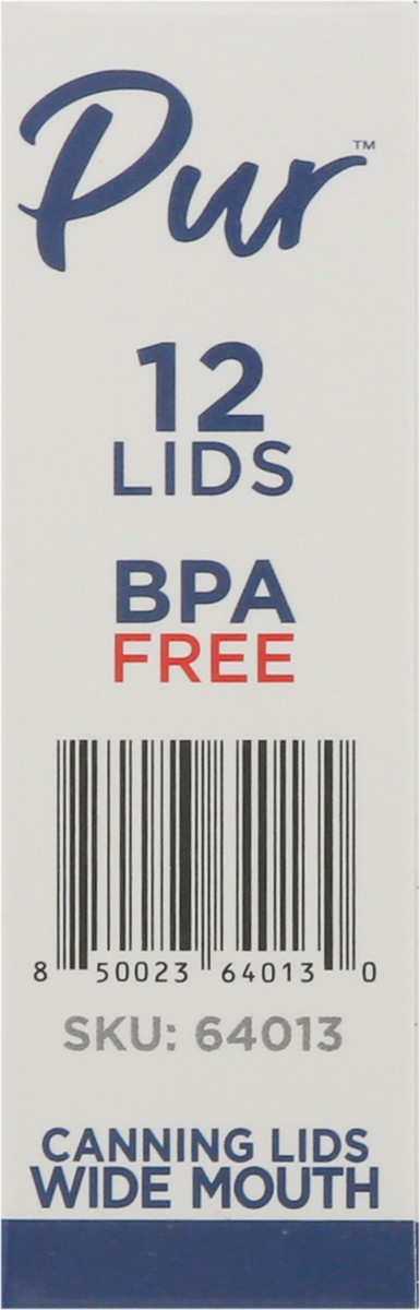 slide 4 of 9, PUR Wide Mouth Canning Lids 12 ea, 12 ct