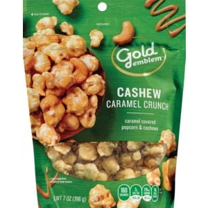 slide 1 of 1, CVS Gold Emblem Cashew Caramel Crunch, 7 oz
