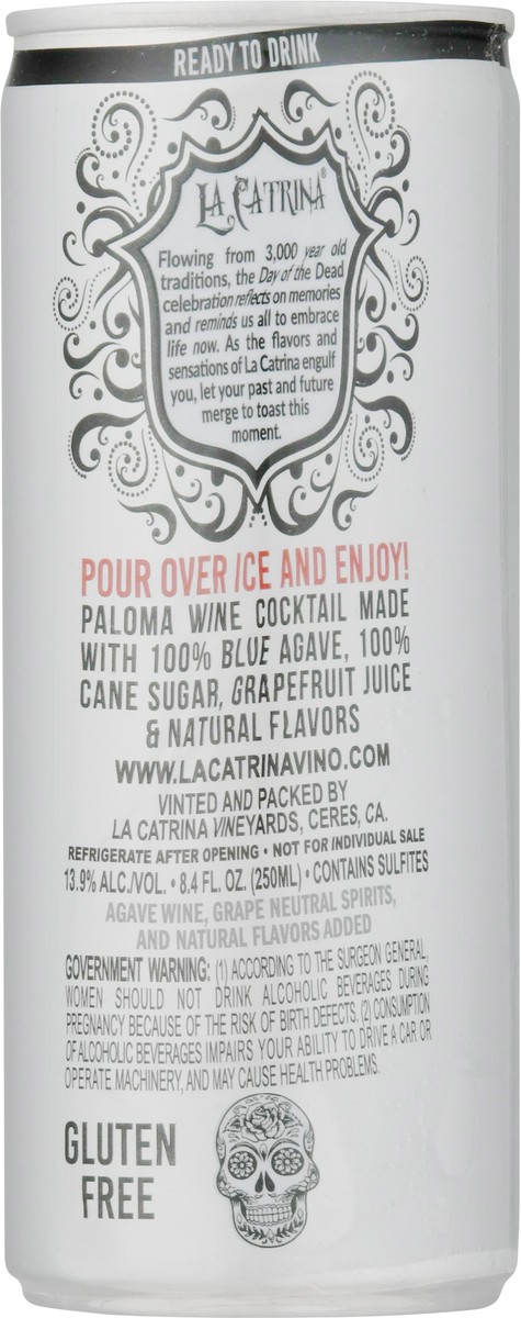 slide 4 of 13, La Catrina Paloma Wine Cocktail 8.4 fl oz, 8.4 fl oz