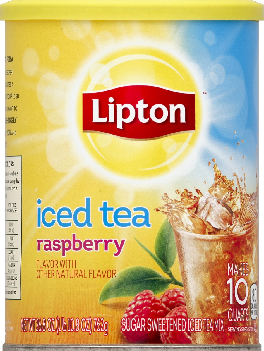 slide 2 of 2, Lipton Raspberry Iced Tea 23.6 oz, 26.8 oz