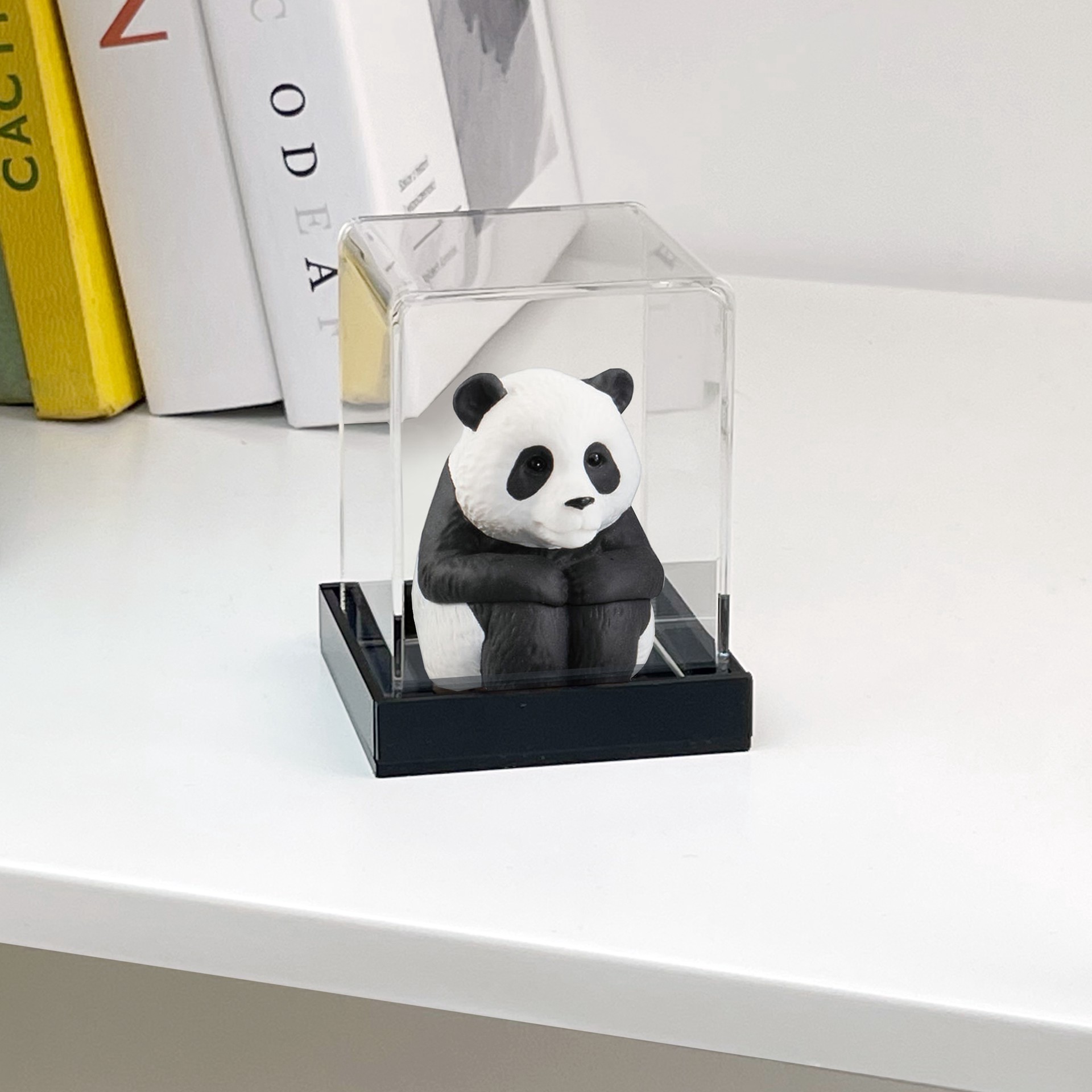 slide 4 of 4, Clear Acrylic Mini Action Figure Display Case By Studio Decor, 2.4 in x 3.1 in x 2.4 in