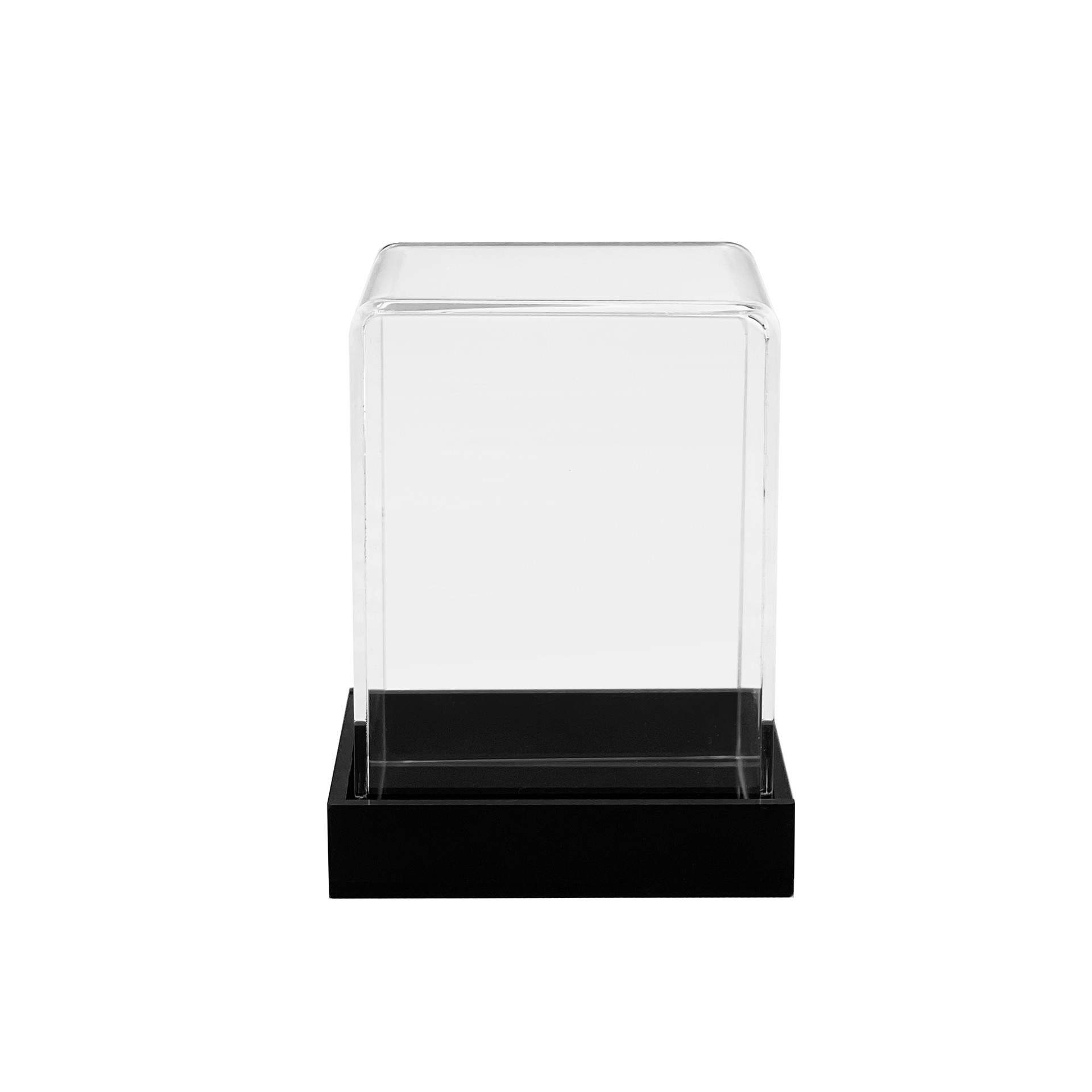 slide 3 of 4, Clear Acrylic Mini Action Figure Display Case By Studio Decor, 2.4 in x 3.1 in x 2.4 in