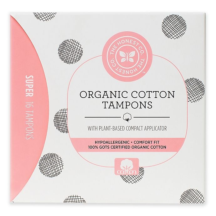 slide 1 of 4, The Honest Co. Tampons 16 ea, 16 ct