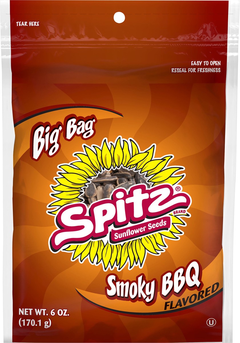 slide 5 of 8, Spitz Sunflower Seeds Smoky BBQ Flavored 6 Oz, 6 oz