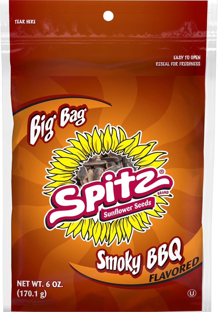 slide 4 of 8, Spitz Sunflower Seeds Smoky BBQ Flavored 6 Oz, 6 oz