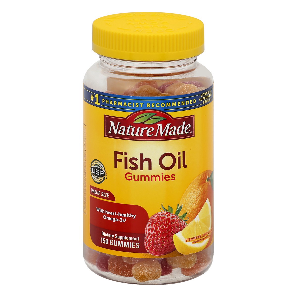 slide 1 of 1, Nature Made Fish Oil Adult Gummies - 150 CT, 150 ct