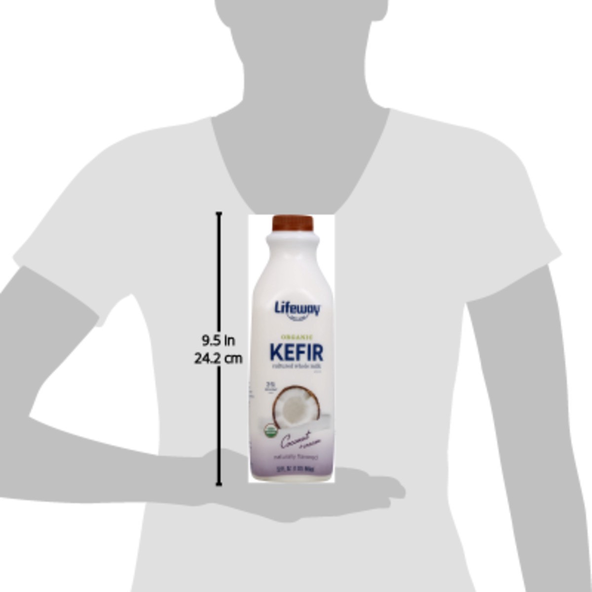 slide 3 of 11, Lifeway Organic Coconut Kefir, 32 oz