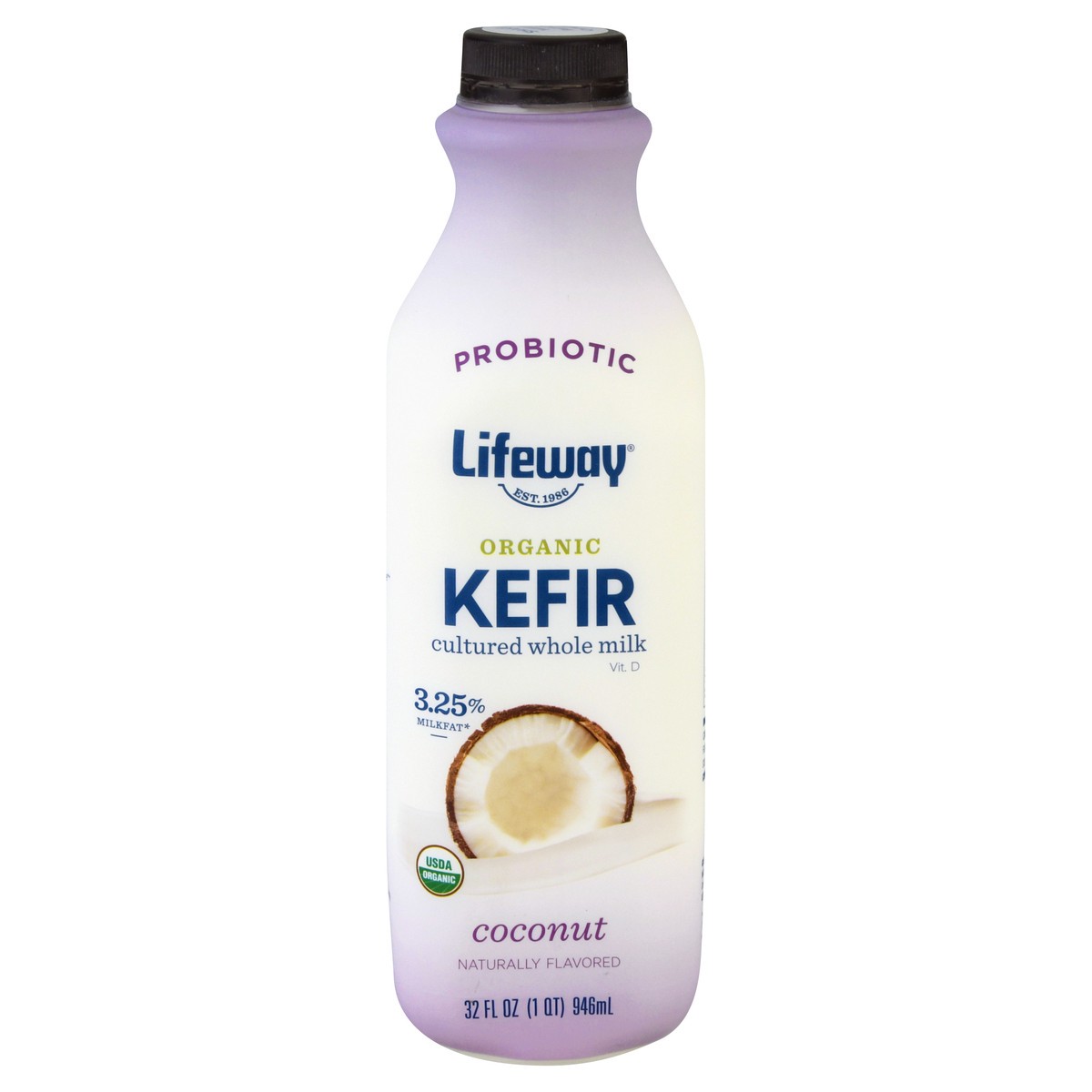 slide 1 of 11, Lifeway Organic Coconut Kefir, 32 oz