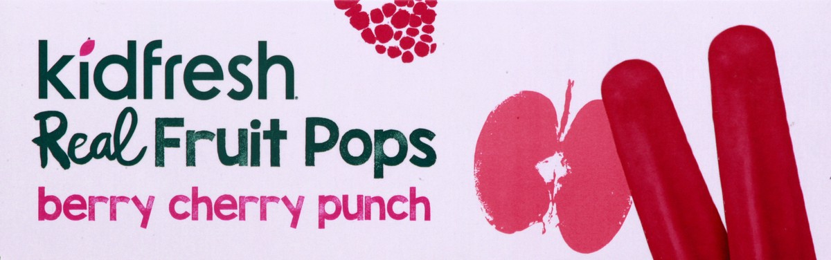 slide 11 of 13, Kidfresh 8 Pack Berry Cherry Punch Fruit Pops 8 ea, 8 ct