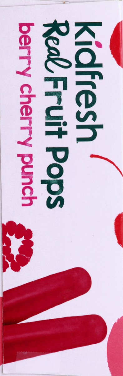 slide 8 of 13, Kidfresh 8 Pack Berry Cherry Punch Fruit Pops 8 ea, 8 ct