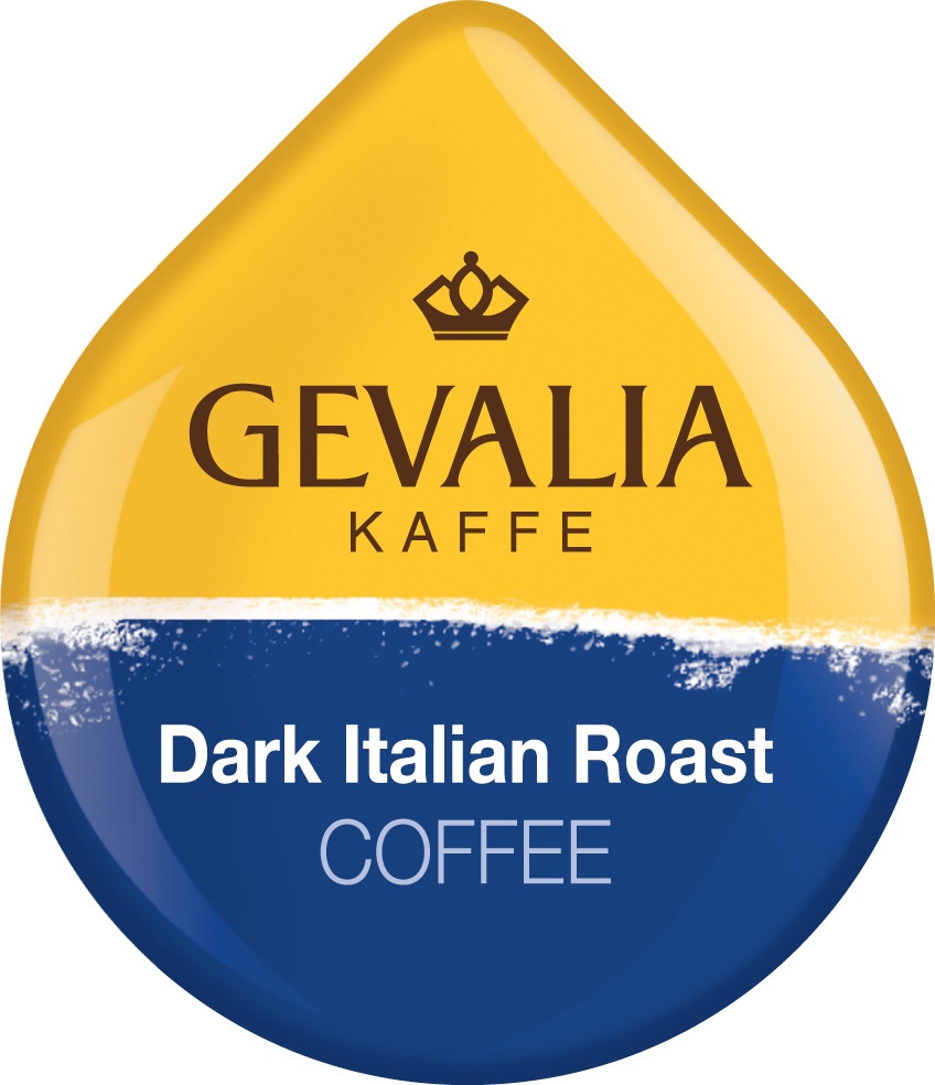 slide 1 of 4, Tassimo Gevalia Kaffe Dark Roast Italian Roast Extra Bold Roast Disc Coffee Pods, 12 ct
