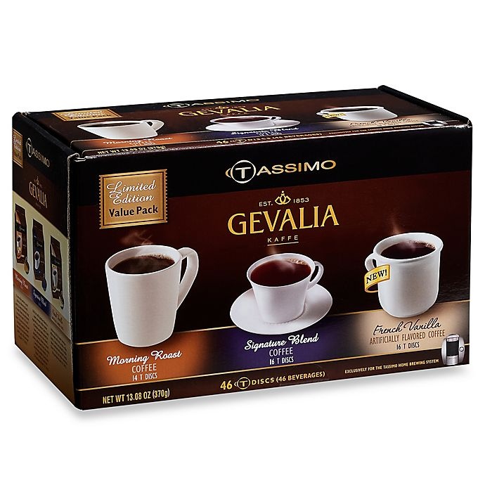 slide 1 of 1, Gevalia Variety Pack for Tassimo Beverage System, 46 ct