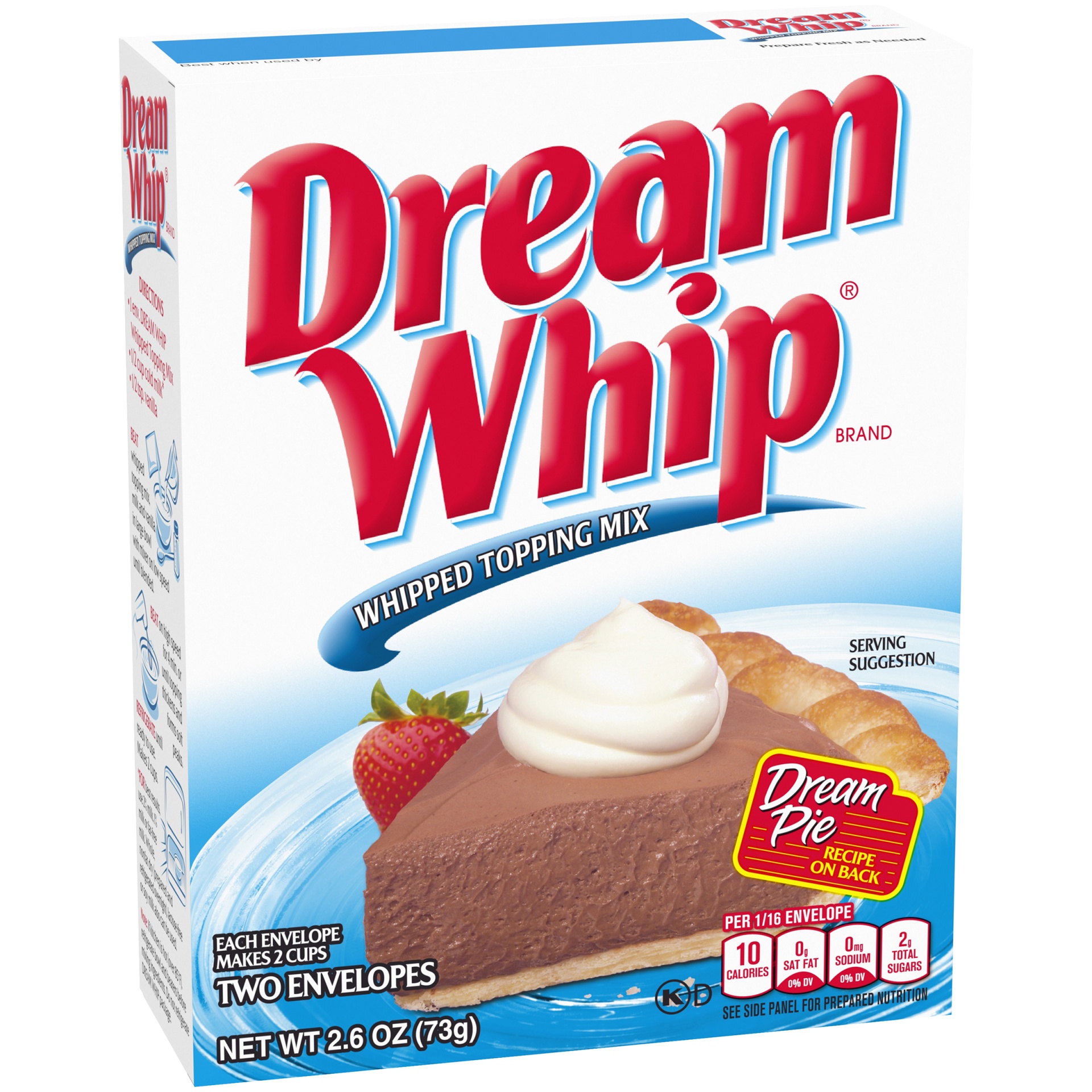 slide 11 of 11, Dream Whip Whipped Topping Mix, 2 ct Packets, 2.6 oz