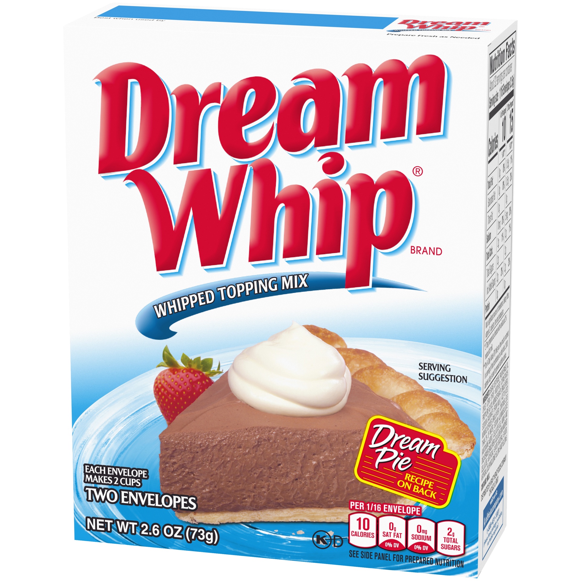 slide 2 of 11, Dream Whip Whipped Topping Mix, 2 ct Packets, 2.6 oz