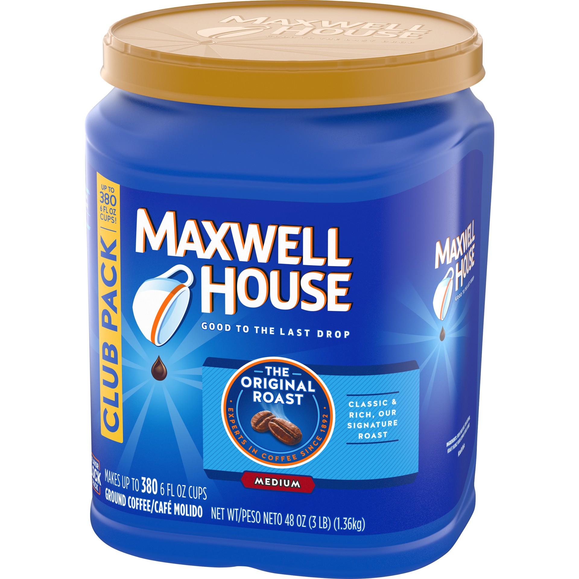 slide 4 of 5, Maxwell House Original Roast Medium Coffee, 