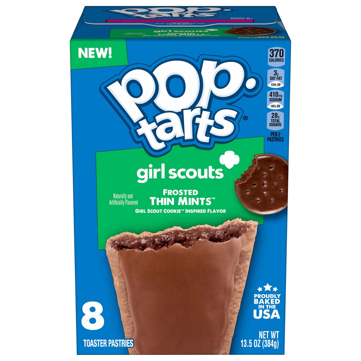 slide 1 of 13, Pop-Tarts Mint Chocolate 13.5oz, 8 ct