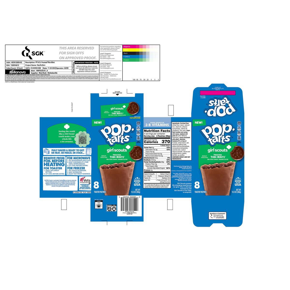 slide 13 of 13, Pop-Tarts Mint Chocolate 13.5oz, 8 ct