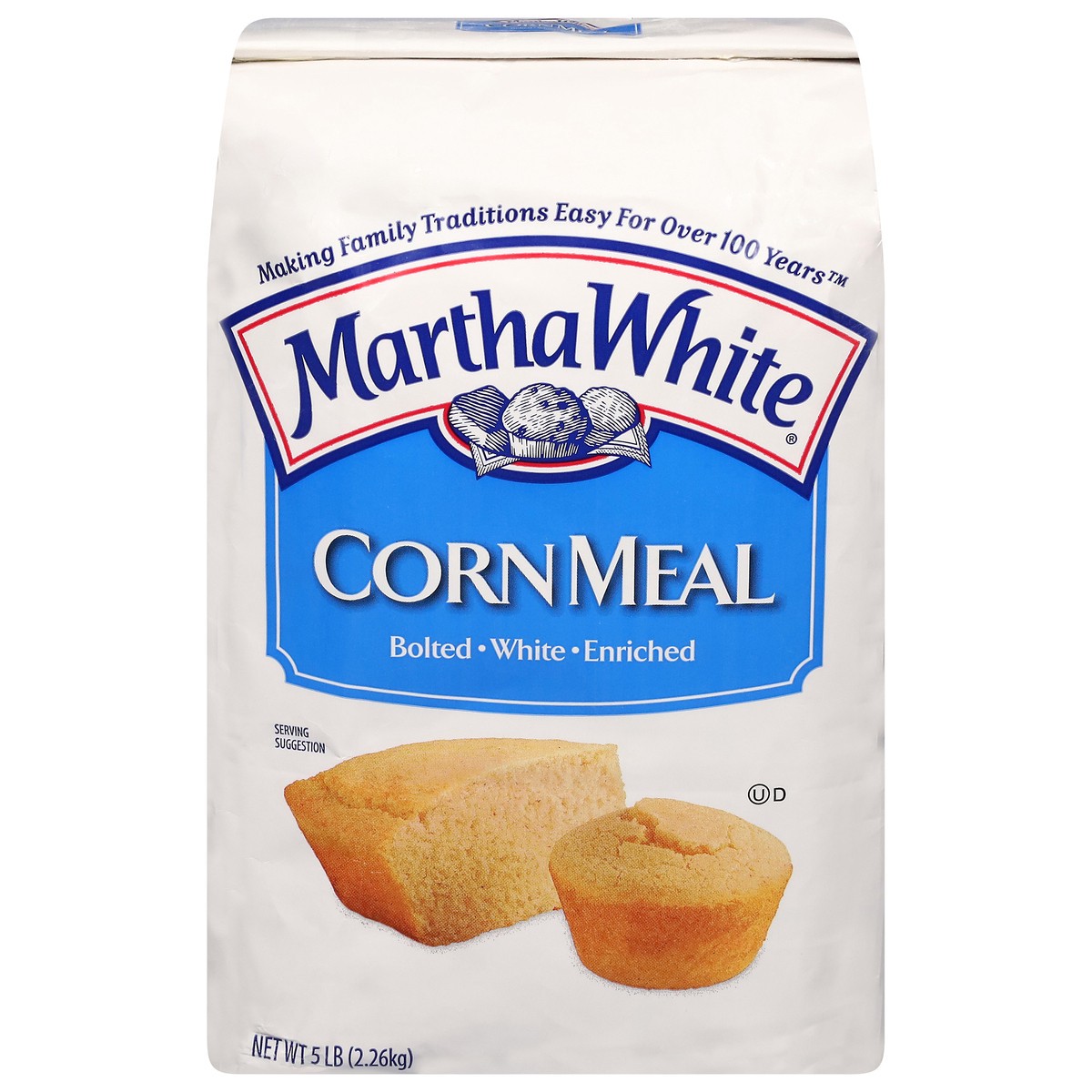 slide 1 of 6, Martha White Cornmeal 5 lb, 5 lb