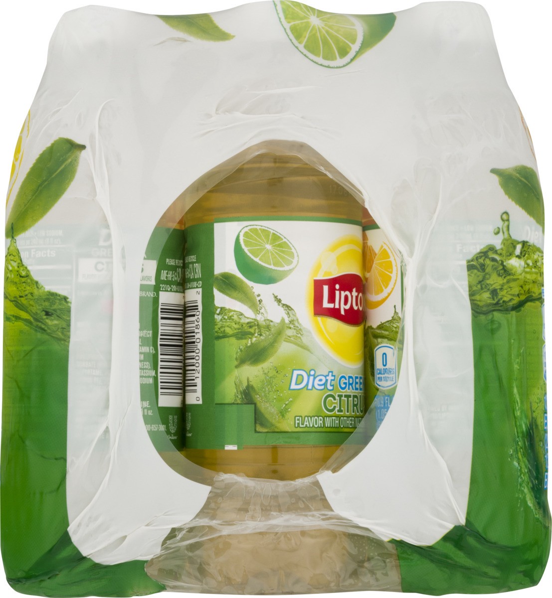 slide 10 of 10, Lipton Diet Green Tea Citrus, 12 ct; 16.9 fl oz