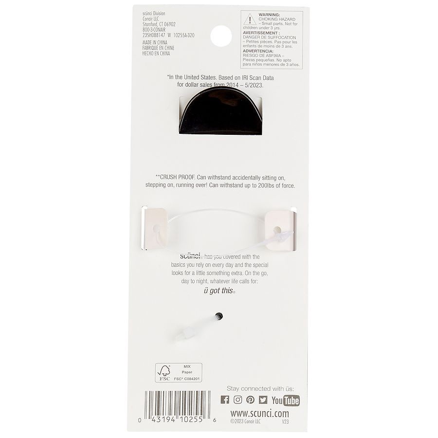 slide 3 of 3, scünci All Hair Claw Clip 1 ea, 1 ct