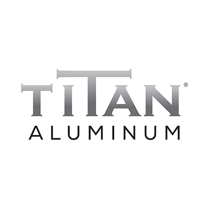 slide 7 of 7, Titan NeverRust Aluminum Adjustable Tension Stall Shower Rod - White, 40 in