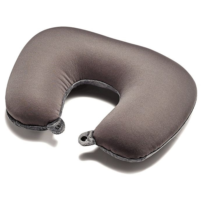 slide 3 of 5, Samsonite Magic 2-in-1 Travel Pillow with Pocket - Charcoal, 1 ct