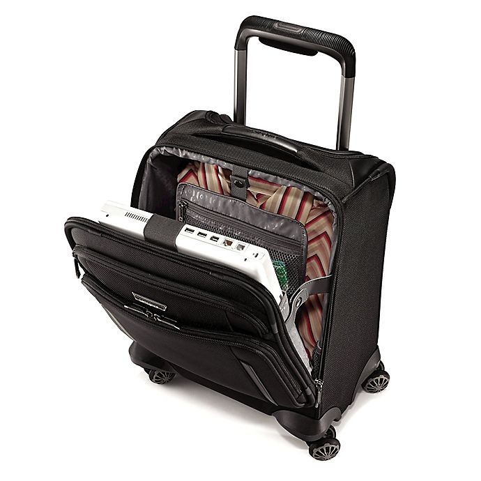 slide 2 of 5, Samsonite Silhouette XV Underseat Spinner Luggage - Black, 1 ct