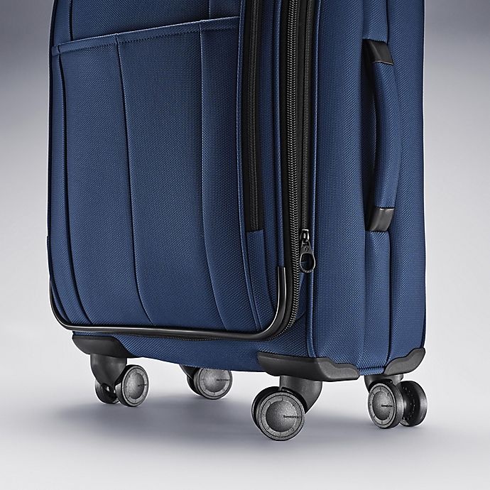 slide 2 of 5, Samsonite Signify Spinner Checked Luggage - Blue, 25 in