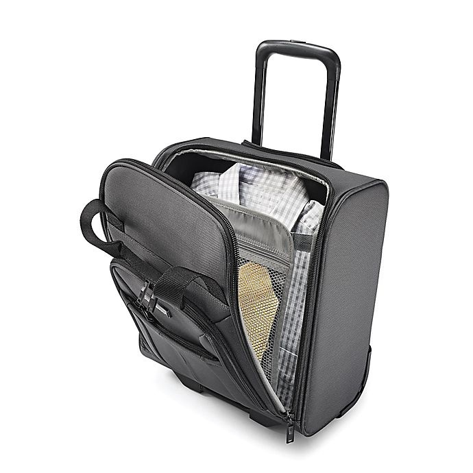 slide 2 of 2, Samsonite Signify Upright Underseat Luggage - Charcoal, 15 in