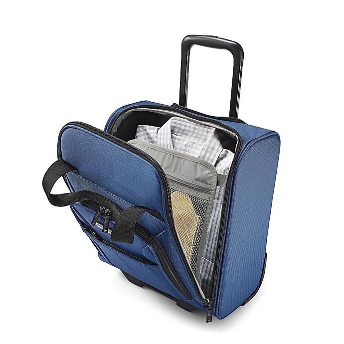 slide 2 of 2, Samsonite Signify Upright Underseat Luggage - Blue, 15 in