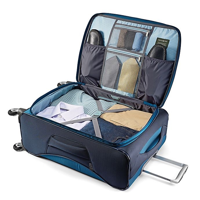 slide 2 of 10, Samsonite ECO-Glide Spinner Carry On Luggage - Marine Blue, 20 in