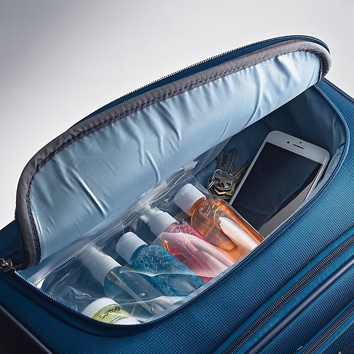 slide 7 of 10, Samsonite ECO-Glide Spinner Carry On Luggage - Marine Blue, 20 in