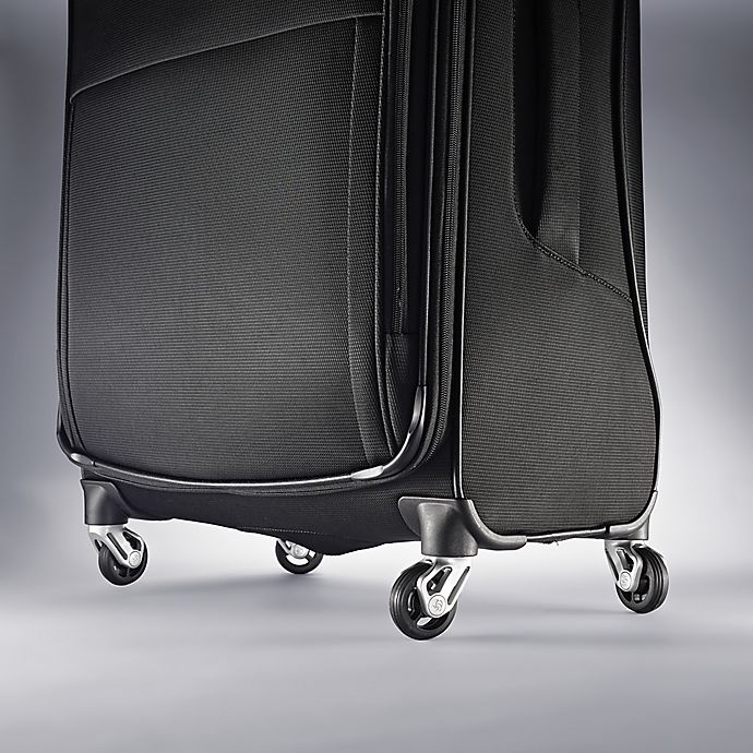 slide 8 of 8, Samsonite ECO-Glide Spinner Checked Luggage - Black, 25 in