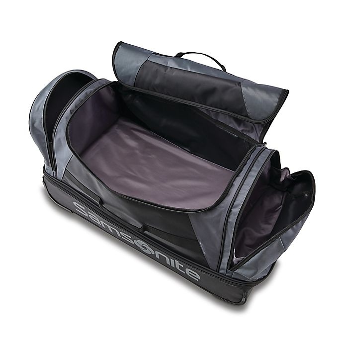 slide 2 of 9, Samsonite Andante II Rolling Carry On Duffle - Grey/Black, 22 in