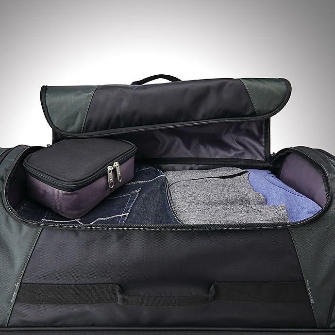 slide 5 of 9, Samsonite Andante II Rolling Carry On Duffle - Grey/Black, 22 in