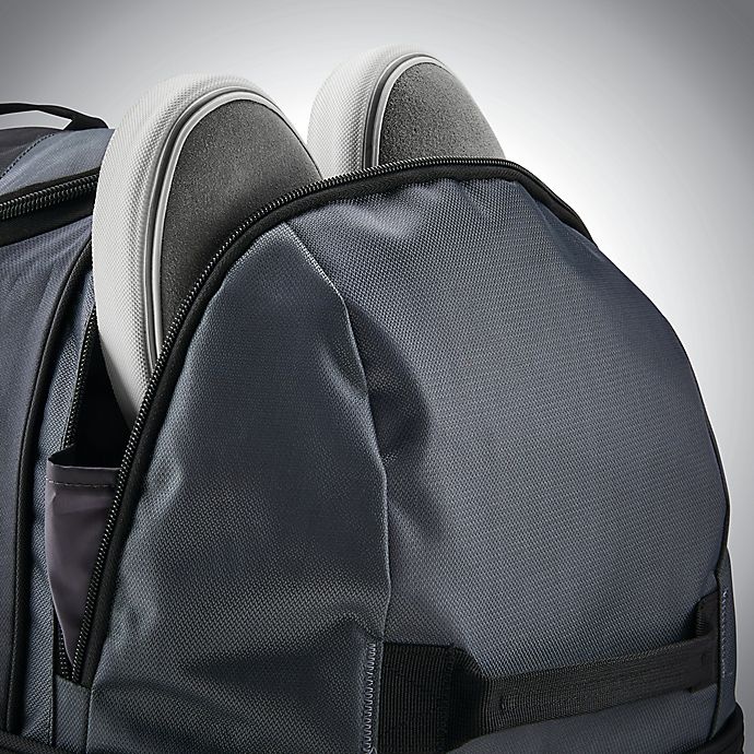 slide 7 of 9, Samsonite Andante II Rolling Carry On Duffle - Grey/Black, 22 in