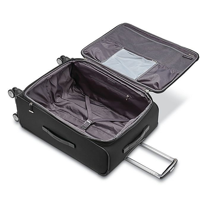 slide 5 of 5, Samsonite Solyte DLX Expandable Spinner Checked Luggage - Black, 29 in