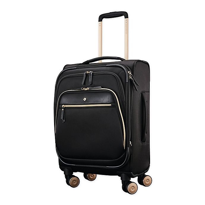 slide 1 of 8, Samsonite Mobile Solution Carry On Luggage - Black, 19 in