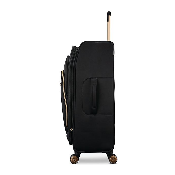 slide 3 of 3, Samsonite Mobile Solution Spinner Checked Luggage - Black, 25 in